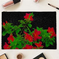 Dark Pop Art Floral Poster Cosmetic Bag (xxl)