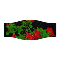 Dark Pop Art Floral Poster Stretchable Headband by dflcprintsclothing