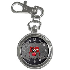 Wonderful Crow On A Heart Key Chain Watches by FantasyWorld7