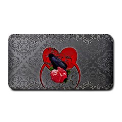 Wonderful Crow On A Heart Medium Bar Mats by FantasyWorld7