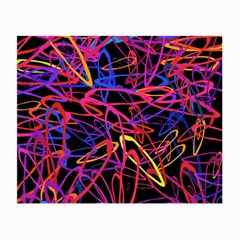 Abstrait Neon Colors Small Glasses Cloth by kcreatif