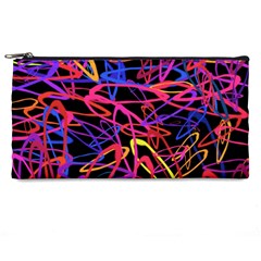 Abstrait Neon Colors Pencil Cases by kcreatif