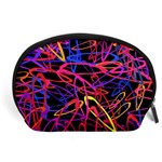 Abstrait Neon Colors Accessory Pouch (Large) Front