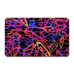 Abstrait Neon Colors Magnet (rectangular) by kcreatif