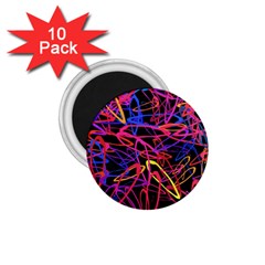 Abstrait Neon Colors 1 75  Magnets (10 Pack)  by kcreatif