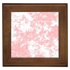 Degrade Rose/blanc Framed Tile by kcreatif