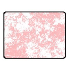 Degrade Rose/blanc Double Sided Fleece Blanket (small)  by kcreatif