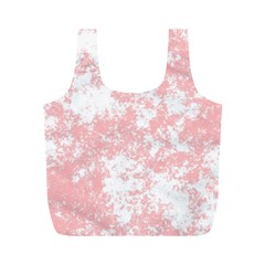 Degrade Rose/blanc Full Print Recycle Bag (m) by kcreatif