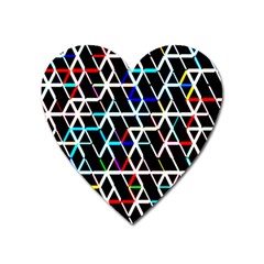 Abstrait Neon Heart Magnet by kcreatif