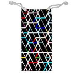 Abstrait Neon Jewelry Bag by kcreatif