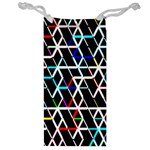 Abstrait Neon Jewelry Bag Front