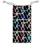 Abstrait Neon Jewelry Bag Back