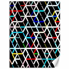 Abstrait Neon Canvas 36  X 48  by kcreatif