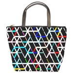 Abstrait Neon Bucket Bag Front