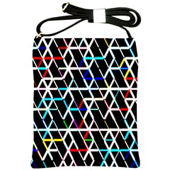 Abstrait Neon Shoulder Sling Bag by kcreatif