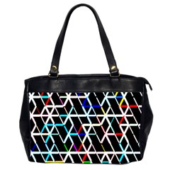 Abstrait Neon Oversize Office Handbag (2 Sides) by kcreatif