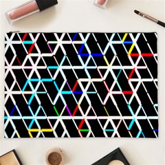 Abstrait Neon Cosmetic Bag (xxl) by kcreatif