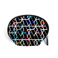 Abstrait Neon Accessory Pouch (small) by kcreatif