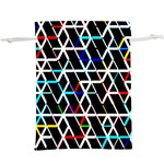 Abstrait Neon  Lightweight Drawstring Pouch (XL) Front