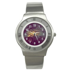 Tour Eiffel Paris Paysage Stainless Steel Watch by kcreatif