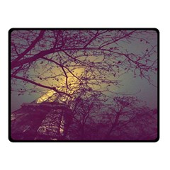 Tour Eiffel Paris Paysage Double Sided Fleece Blanket (small) 