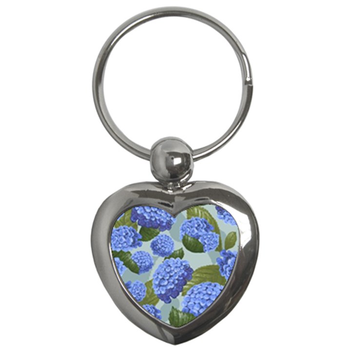 Hydrangea  Key Chain (Heart)