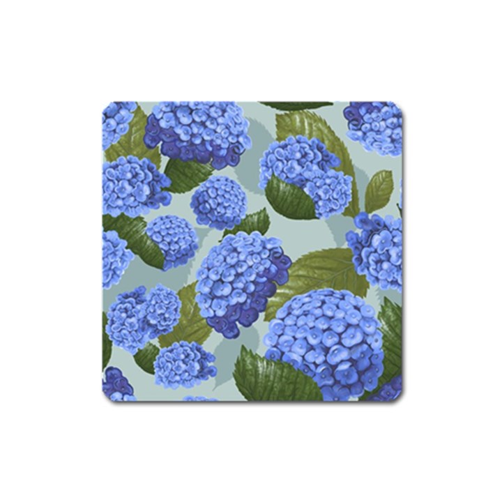 Hydrangea  Square Magnet