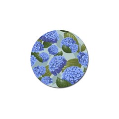 Hydrangea  Golf Ball Marker by Sobalvarro