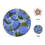 Hydrangea  Playing Cards Single Design (Round) Front