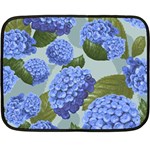 Hydrangea  Double Sided Fleece Blanket (Mini)  35 x27  Blanket Front