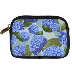 Hydrangea  Digital Camera Leather Case by Sobalvarro