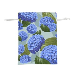 Hydrangea  Lightweight Drawstring Pouch (l) by Sobalvarro