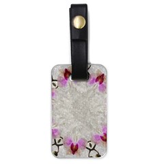 Orchidées Fleurs Abstrait Luggage Tag (one Side) by kcreatif