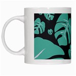 Leaves White Mugs Left