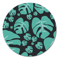 Leaves Magnet 5  (round)