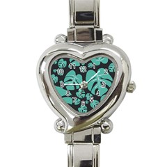 Leaves Heart Italian Charm Watch by Sobalvarro