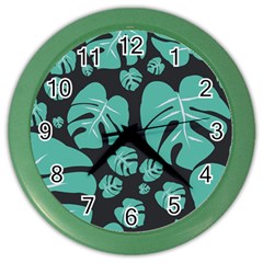 Leaves Color Wall Clock