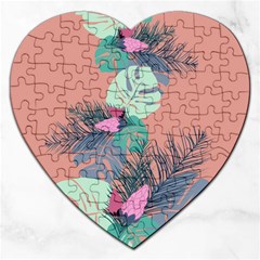 Leaves Jigsaw Puzzle (heart) by Sobalvarro