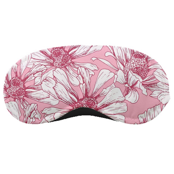 Pink flowers Sleeping Mask