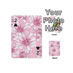 Pink Flowers Playing Cards 54 Designs (mini) by Sobalvarro