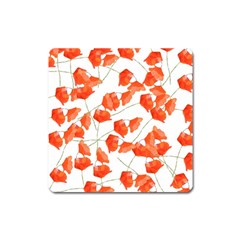 Coquelicottexture Square Magnet by kcreatif