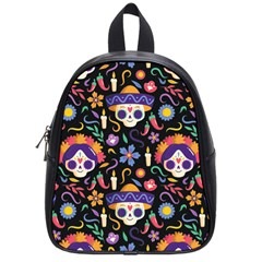 Dia De Los Muertos School Bag (small) by Sobalvarro