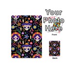 Dia de los muertos Playing Cards 54 Designs (Mini) Front - Spade6