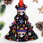 Dia de los muertos Christmas Tree Ornament (Two Sides) Front