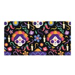 Dia de los muertos Satin Wrap Front