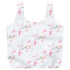 Pattern Orchidée Fleurs Full Print Recycle Bag (xl) by kcreatif