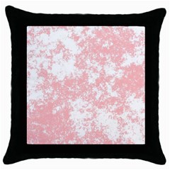 Degrade Rose/blanc Throw Pillow Case (black) by kcreatif