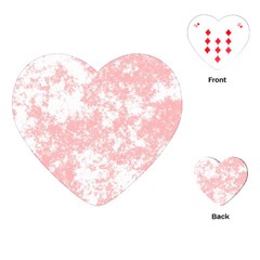 Degrade Rose/blanc Playing Cards Single Design (heart) by kcreatif