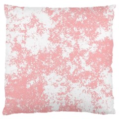 Degrade Rose/blanc Large Cushion Case (two Sides) by kcreatif