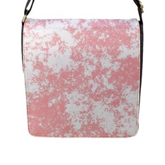 Degrade Rose/blanc Flap Closure Messenger Bag (l) by kcreatif